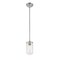 Z-Lite Delaney 1 Light Mini Pendant, Brushed Nickel & Clear 471MP-BN - alternate 7